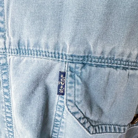 Vintage Mens Levis Button Down Shirt - Picture 10 of 13